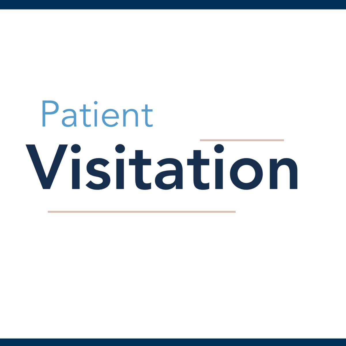 Patient Visitation